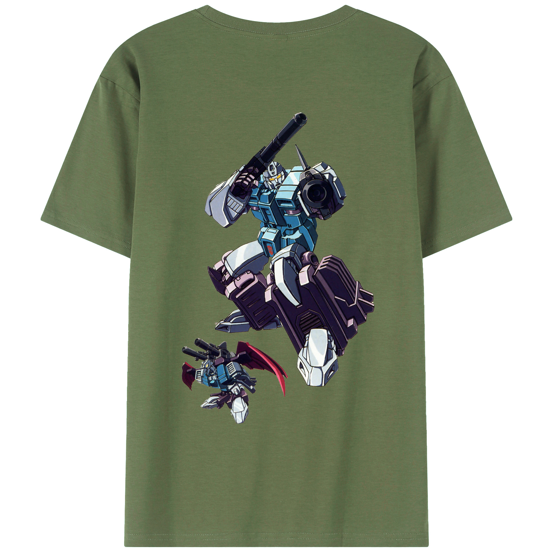 （画像用）  綿100％ メンズ半袖Tシャツ（バックプリント） 通気性